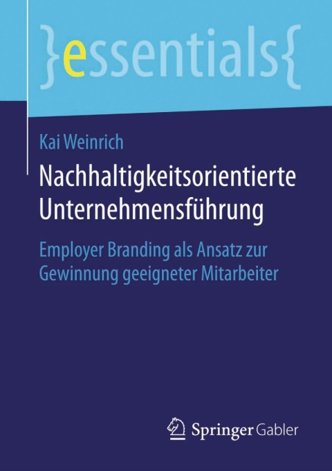 Cover image for book Nachhaltigkeitsorientierte Unternehmensführung