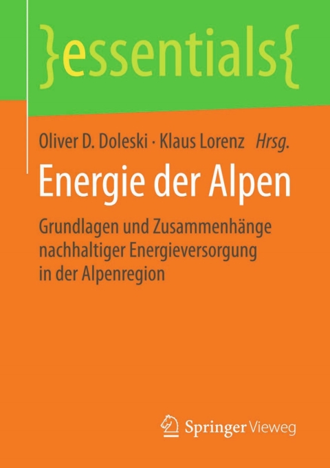 Cover image for book Energie der Alpen