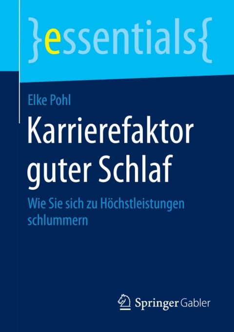 Cover image for book Karrierefaktor guter Schlaf