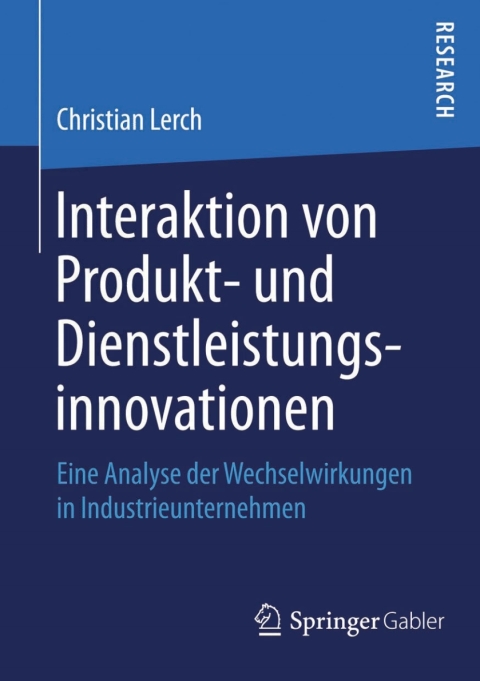Cover image for book Interaktion von Produkt- und Dienstleistungsinnovationen