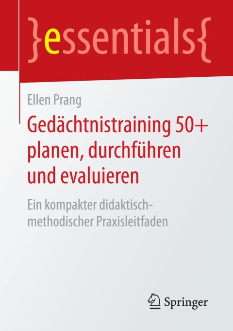 Cover image for book Gedächtnistraining 50+ planen, durchführen und evaluieren