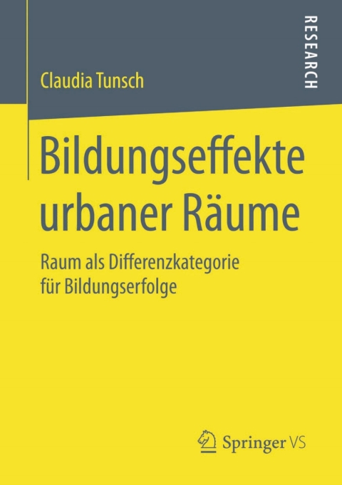 Cover image for book Bildungseffekte urbaner Räume