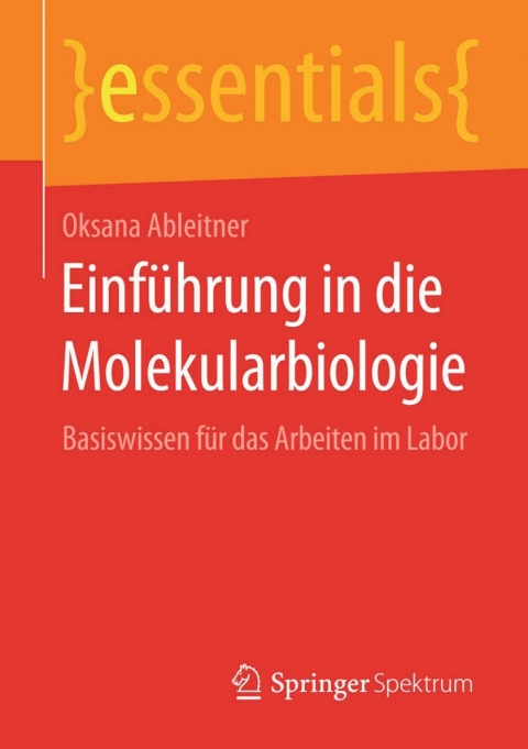 Cover image for book Einführung in die Molekularbiologie