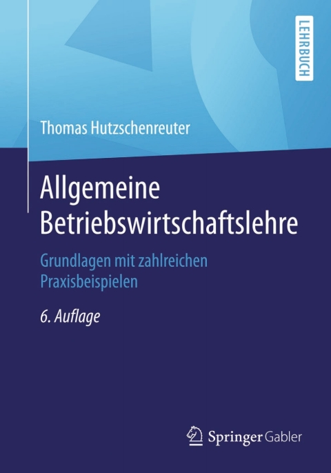 Cover image for book Allgemeine Betriebswirtschaftslehre