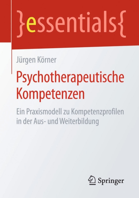 Cover image for book Psychotherapeutische Kompetenzen