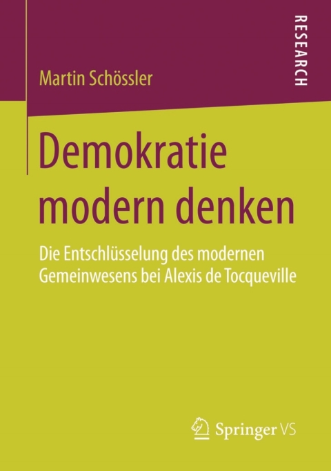 Cover image for book Demokratie modern denken