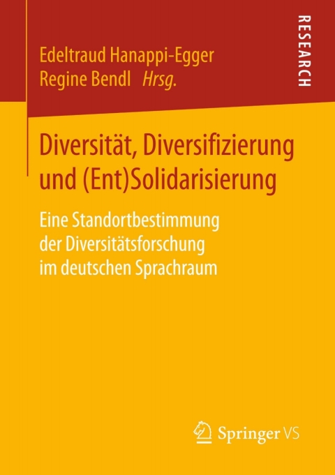 Cover image for book Diversität, Diversifizierung und (Ent)Solidarisierung