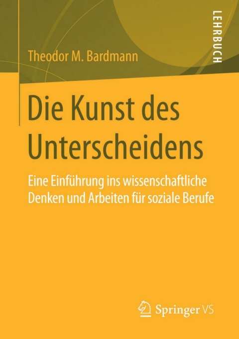 Cover image for book Die Kunst des Unterscheidens