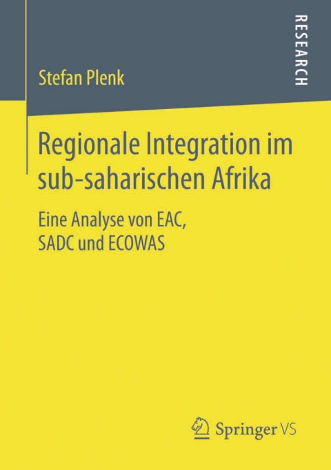 Cover image for book Regionale Integration im sub-saharischen Afrika