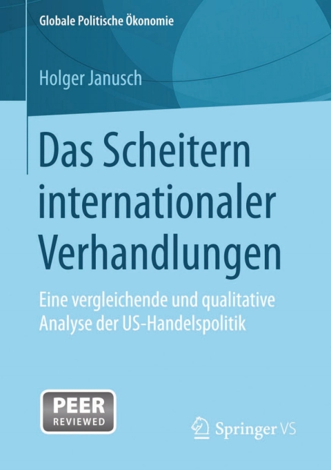 Cover image for book Das Scheitern internationaler Verhandlungen