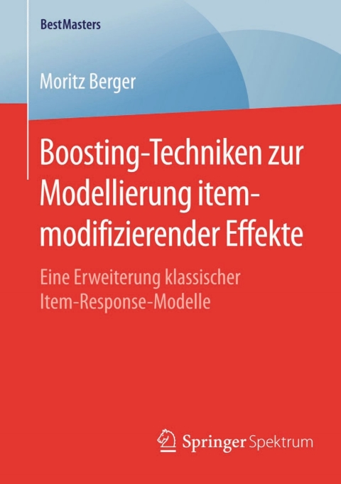 Cover image for book Boosting-Techniken zur Modellierung itemmodifizierender Effekte