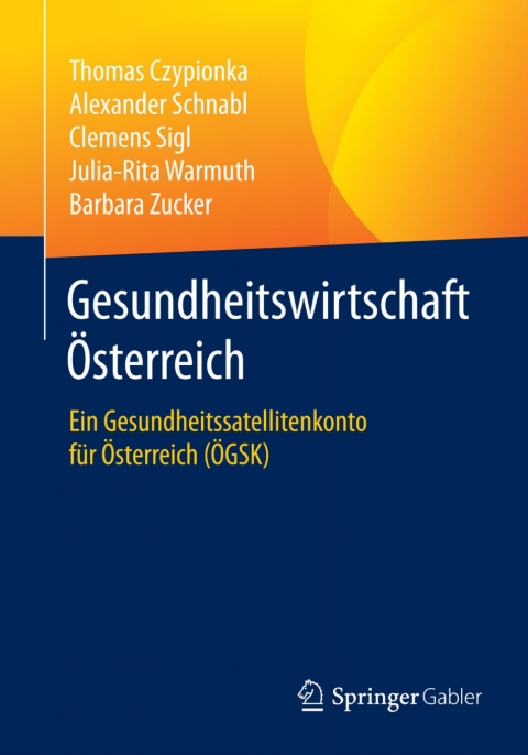 Cover image for book Gesundheitswirtschaft Österreich
