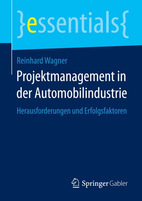 Cover image for book Projektmanagement in der Automobilindustrie