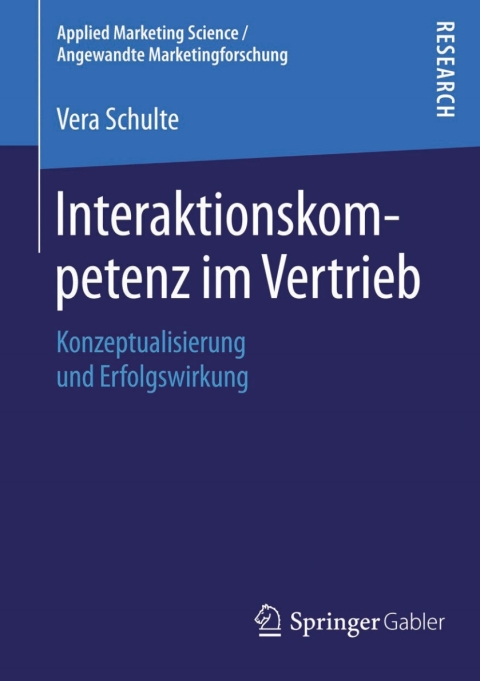 Cover image for book Interaktionskompetenz im Vertrieb