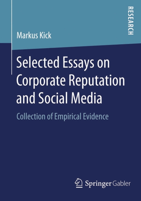 Cover image for book Selected Essays on Corporate Reputation and Social Media