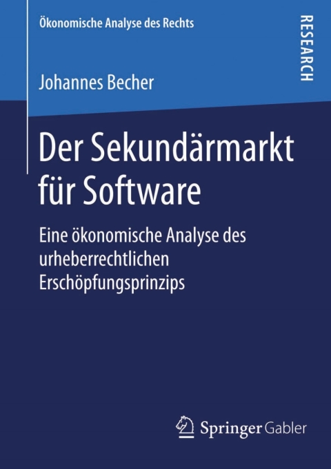 Cover image for book Der Sekundärmarkt für Software