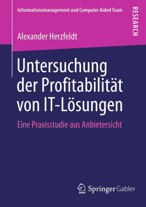 Cover image for book Untersuchung der Profitabilität von IT-Lösungen