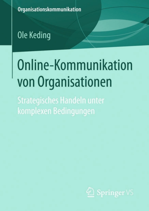 Cover image for book Online-Kommunikation von Organisationen