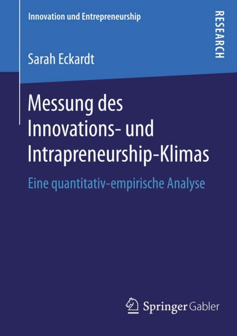 Cover image for book Messung des Innovations- und Intrapreneurship-Klimas