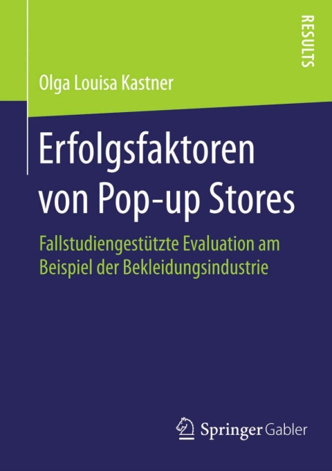 Cover image for book Erfolgsfaktoren von Pop-up Stores