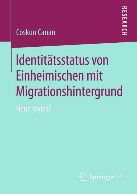 Cover image for book Identitätsstatus von Einheimischen mit Migrationshintergrund