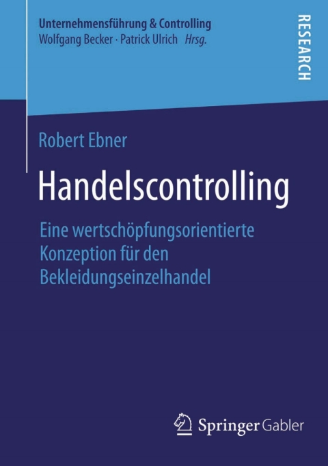 Cover image for book Handelscontrolling