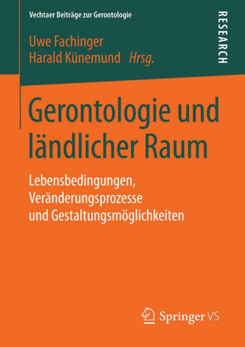 Cover image for book Gerontologie und ländlicher Raum