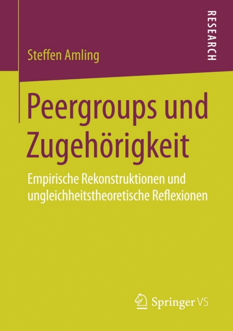 Cover image for book Peergroups und Zugehörigkeit