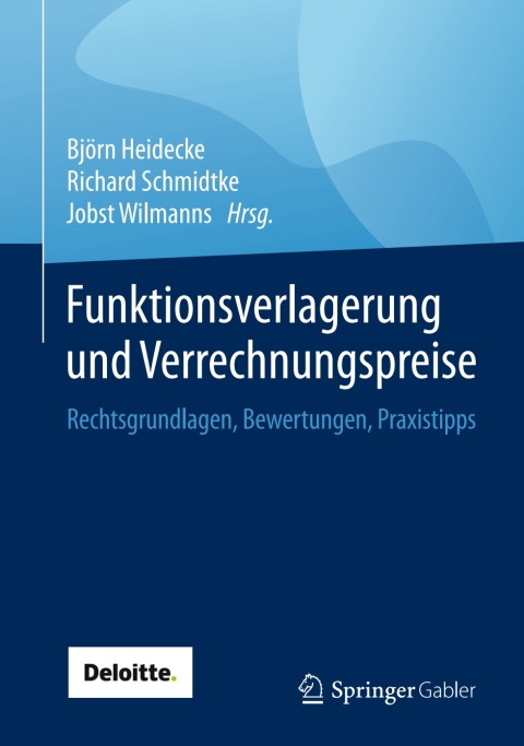 Cover image for book Funktionsverlagerung und Verrechnungspreise