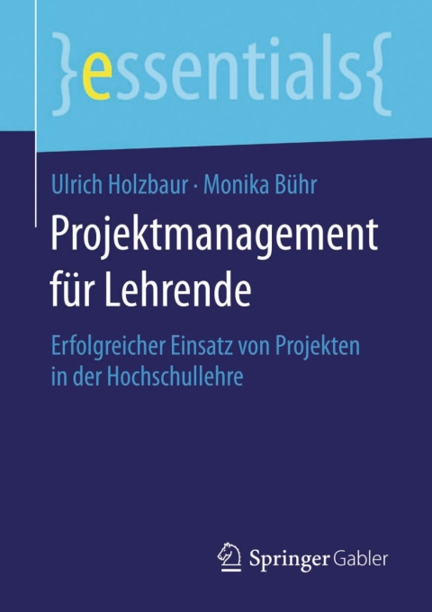 Cover image for book Projektmanagement für Lehrende