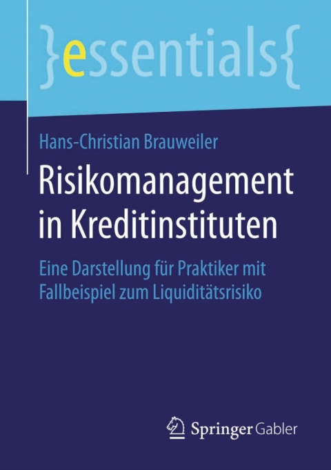 Cover image for book Risikomanagement in Kreditinstituten