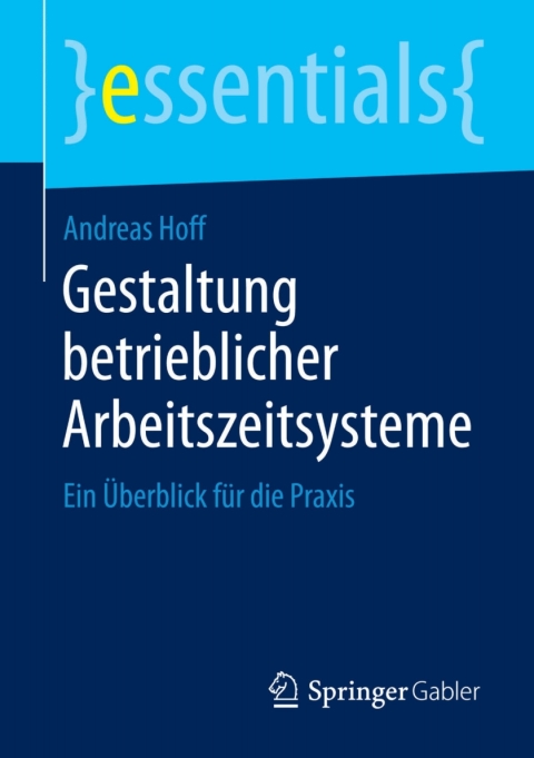 Cover image for book Gestaltung betrieblicher Arbeitszeitsysteme
