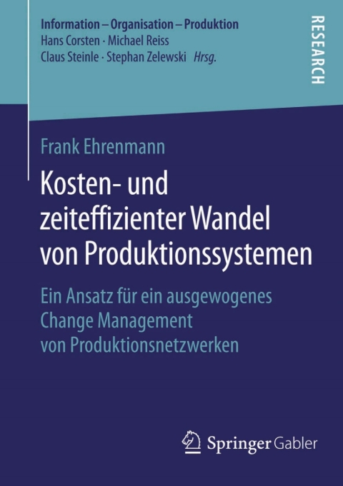 Cover image for book Kosten- und zeiteffizienter Wandel von Produktionssystemen