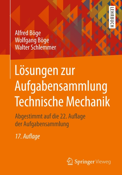 Cover image for book Lösungen zur Aufgabensammlung Technische Mechanik