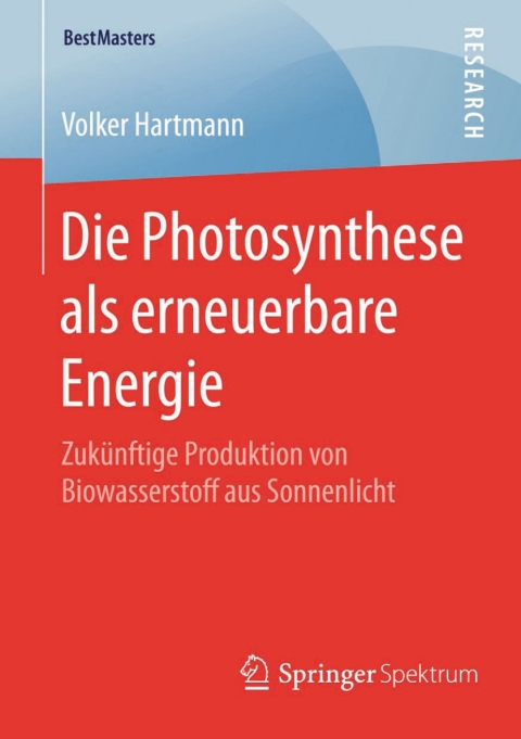 Cover image for book Die Photosynthese als erneuerbare Energie
