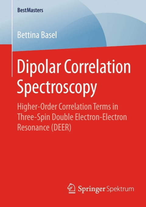 Cover image for book Dipolar Correlation Spectroscopy