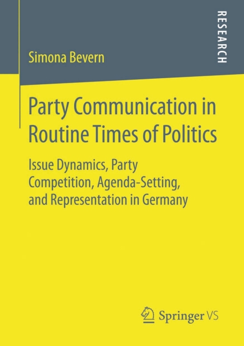 Cover image for book Party Communication in Routine Times of Politics