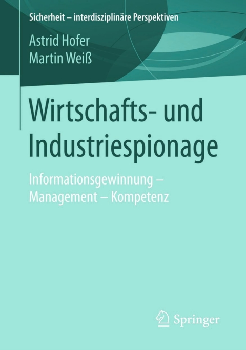 Cover image for book Wirtschafts- und Industriespionage