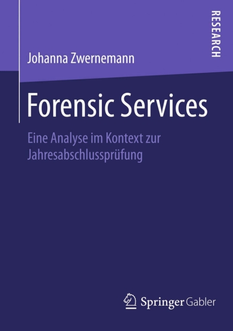 Cover image for book Forensic Services