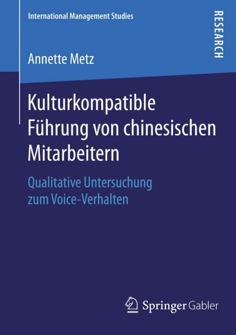 Cover image for book Kulturkompatible Führung von chinesischen Mitarbeitern