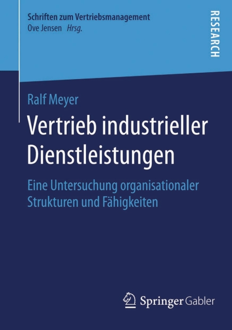 Cover image for book Vertrieb industrieller Dienstleistungen