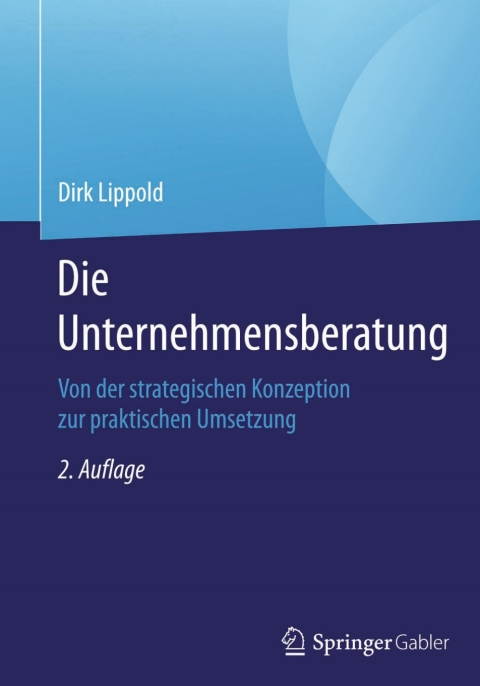 Cover image for book Die Unternehmensberatung