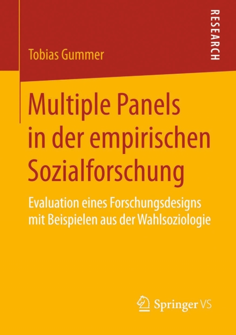 Cover image for book Multiple Panels in der empirischen Sozialforschung