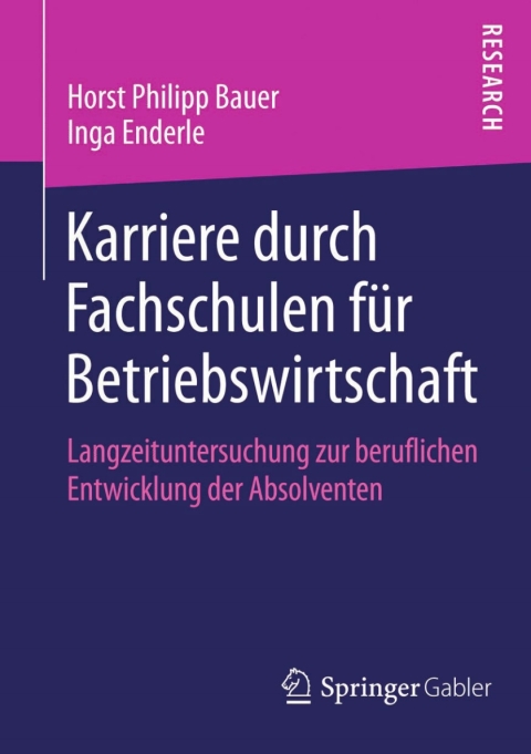 Cover image for book Karriere durch Fachschulen für Betriebswirtschaft