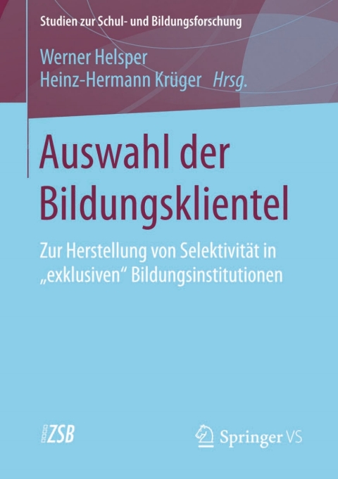 Cover image for book Auswahl der Bildungsklientel