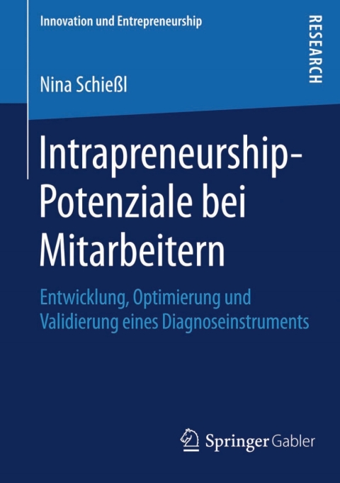 Cover image for book Intrapreneurship-Potenziale bei Mitarbeitern