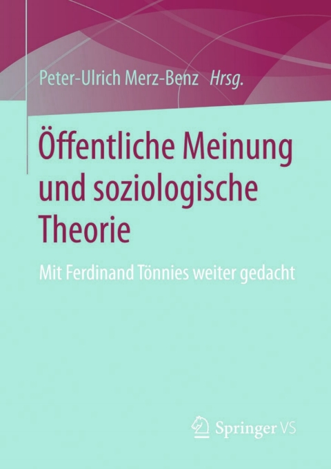 Cover image for book Öffentliche Meinung und soziologische Theorie
