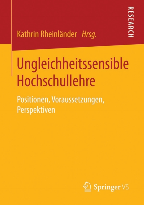 Cover image for book Ungleichheitssensible Hochschullehre