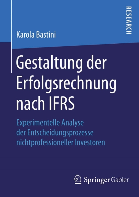 Cover image for book Gestaltung der Erfolgsrechnung nach IFRS