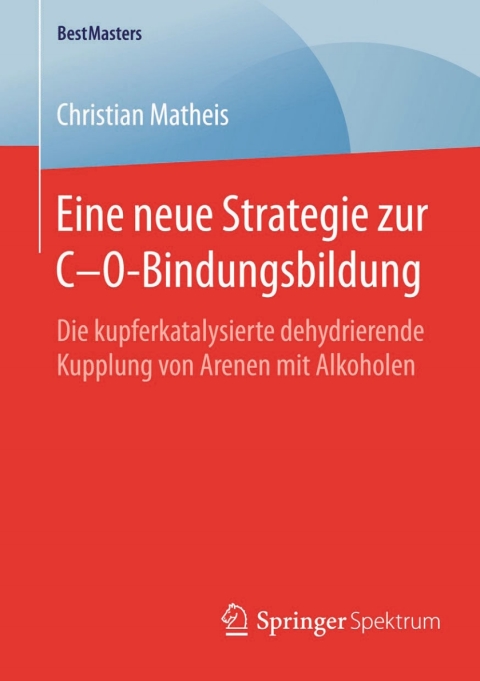 Cover image for book Eine neue Strategie zur C–O-Bindungsbildung